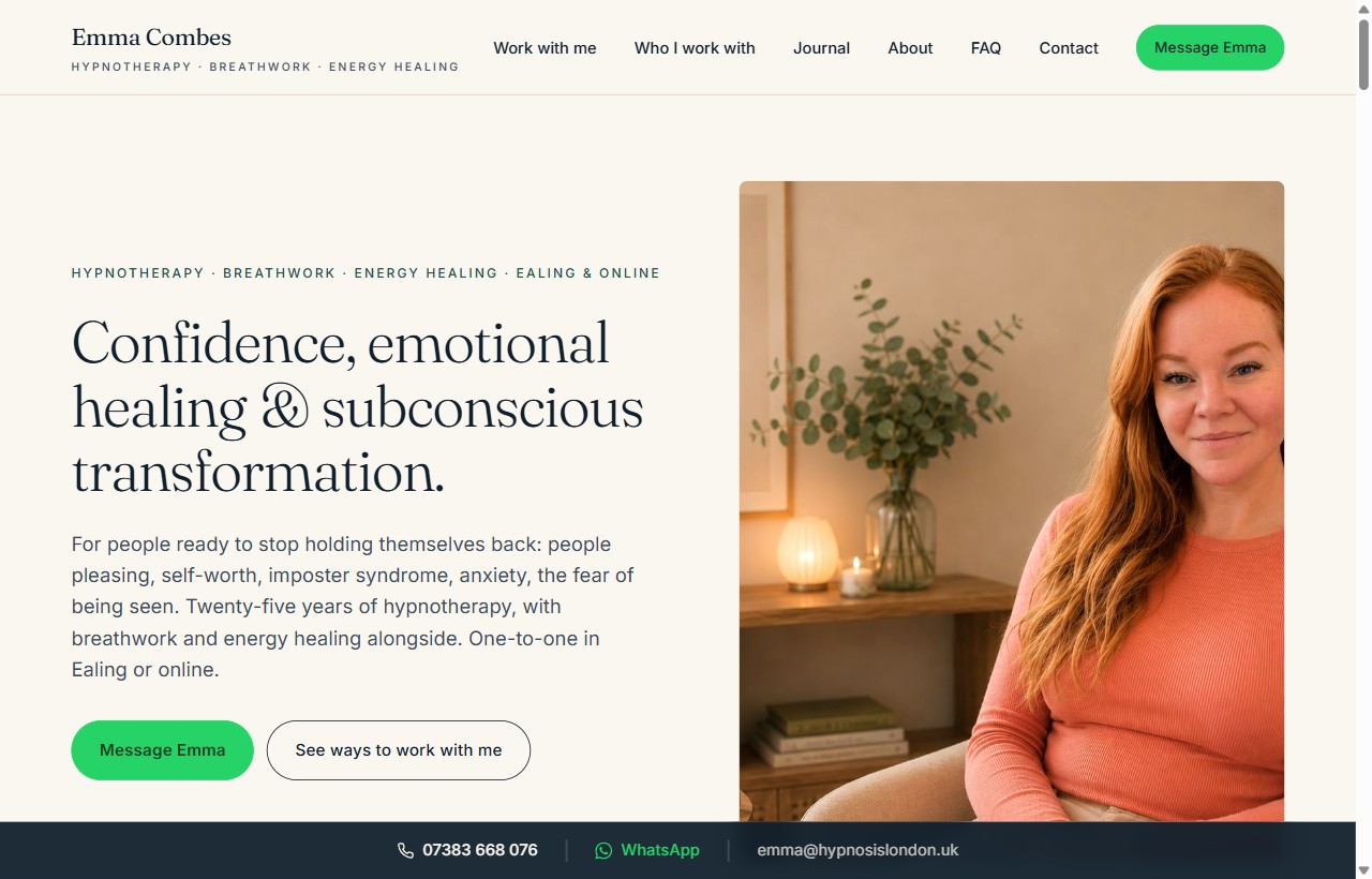 Emma Combes website